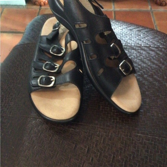 SAS Mystic - Slingback black Sandal size 7.5 - Picture 9 of 9